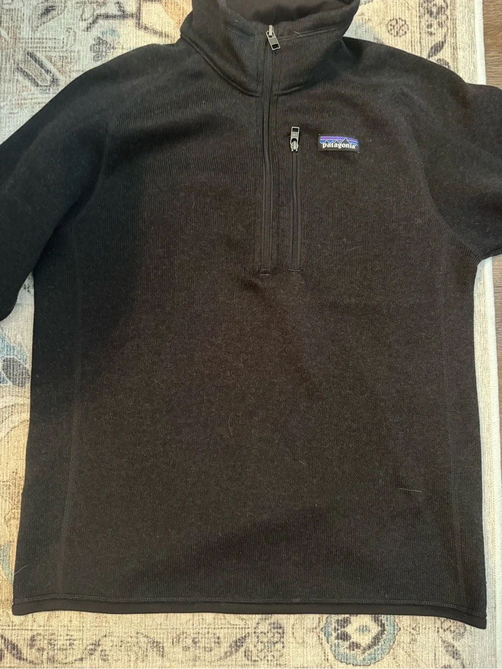 Patagonia Black Half-Zip Fleece Pullover